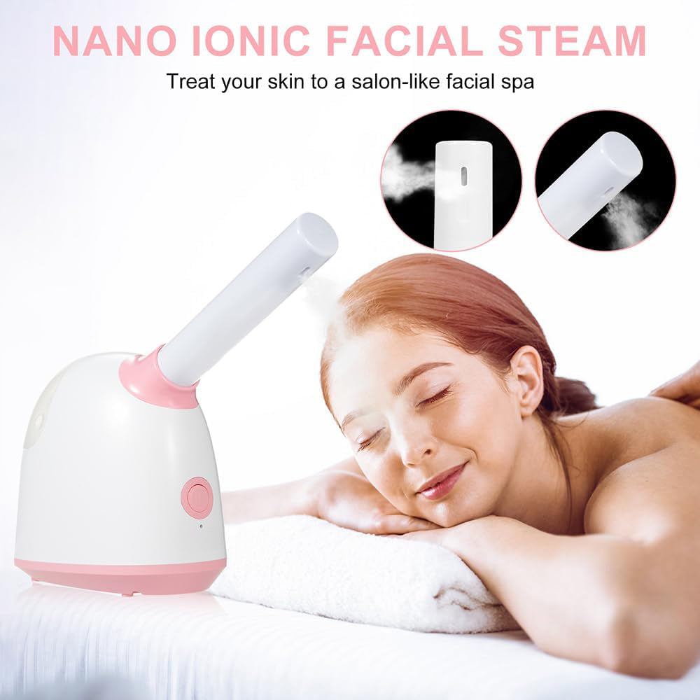 Facial Steamer | Ionic Portable Face Steamer with 360° Rotatable Sprayer | AVYO